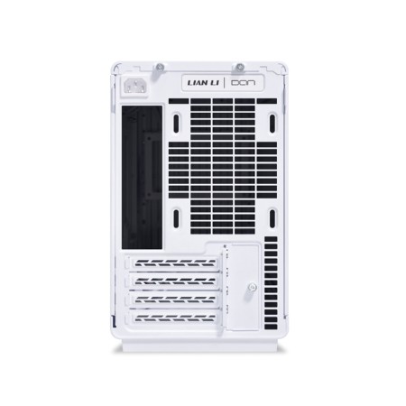 Lian Li DAN A3-mATX Case - Wood & Glass Panels - 26.3L Compact - White