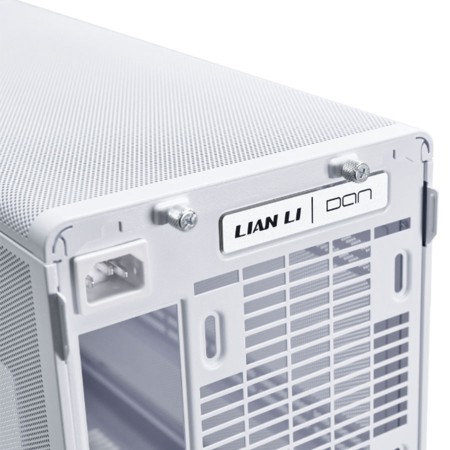 Lian Li DAN A3-mATX Case - Wood & Glass Panels - 26.3L Compact - White