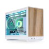 PC CASE  LIAN LI DAN A3-mATX Mesh Wooden & Glass Panel, Compact 26.3L micro-ATX / mini-ITX Factorm support ATX, SFX, and SFX-L PSU - White