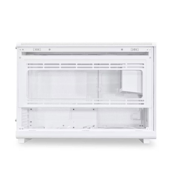 PC CASE  LIAN LI DAN A3-mATX Mesh Wooden & Glass Panel, Compact 26.3L micro-ATX / mini-ITX Factorm support ATX, SFX, and SFX-L PSU - White