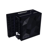 مزود طاقة LIAN LI EG1000G Edge, بقدرة 1000 واط, كفاءة 80+ Gold, تصميم L-Shape, دعم معيار ATX 3.1, كابلات قابلة للفصل Fully Modular لسهولة التركيب - أسود