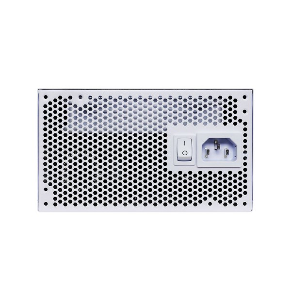 مزود طاقة LIAN LI Edge EGO850G, بقدرة 850 واط, كفاءة 80+ Gold, تصميم L-Shape,  دعم معيار ATX 3.1, كابلات قابلة للفصل Fully Modular لسهولة التركيب - أبيض