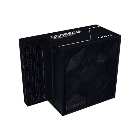 LIAN LI Edge EGO850G power supply, L-Shape design, 850 watt, ATX 3.1, 80+ Gold efficiency, fully modular design - Black LIAN LI Edge EGO850G power supply, L-Shape design, 850 watt, ATX 3.1, 80+ Gold efficiency, fully modular design - Black