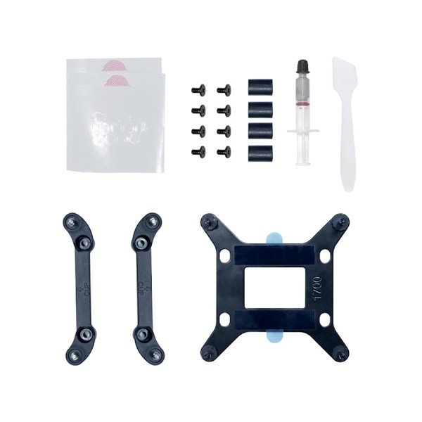 مبرد مائي احترافي Lian Li GA II Lite 240 RGB, حجم 240 ملم مع مروحتين 120مم بإضاءة ARGB, إضاءة تدعم المزامنة مع اغلب اللوحات, متوافق مع معالجات AMD وIntel - أسود