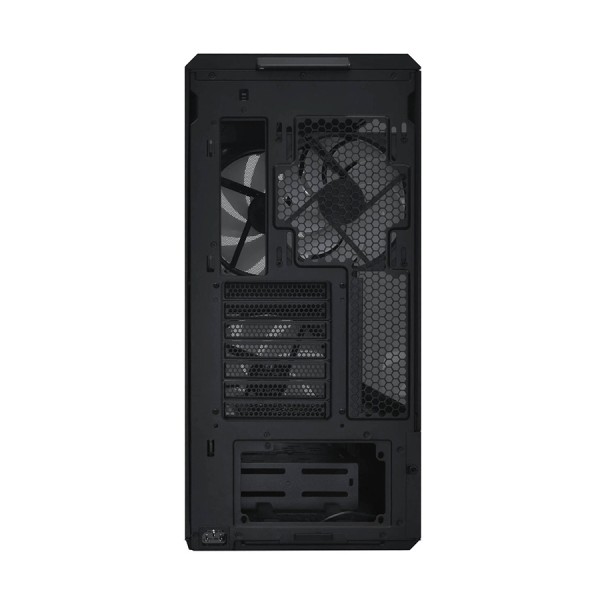 صندوق احترافي LIAN LI LanCool 217 INF, تصميم Mid-Tower مع لوح جانبي من الزجاج المقوى, مروحتان 170 مم ARGB أمامية مع مروحة خلفية 140 مم مثبتة مسبقًا - أسود