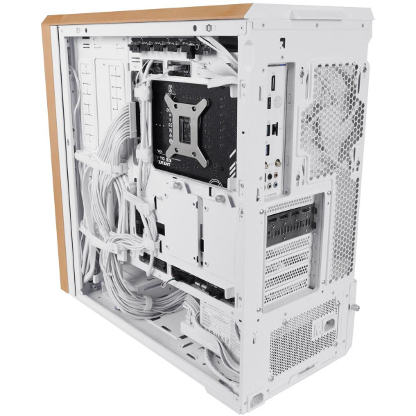 LIAN LI LanCool 217 Mid Tower Gaming Case with 5 fans - White LIAN LI LanCool 217 Mid Tower Gaming Case with 5 fans - White