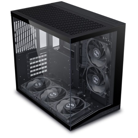 Lian Li O11D Mini V2 Flow Gaming Case - Compact Mid Tower - 5x PWM Fans - Tempered Glass - Black Lian Li O11D Mini V2 Flow Gaming Case - Compact Mid Tower - 5x PWM Fans - Tempered Glass - Black