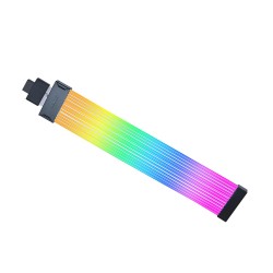 LIAN LI PW16-121W BLACK STRIMER Wireless 16-12, 340mm ARGB Extension Cable, 12 Light Guides