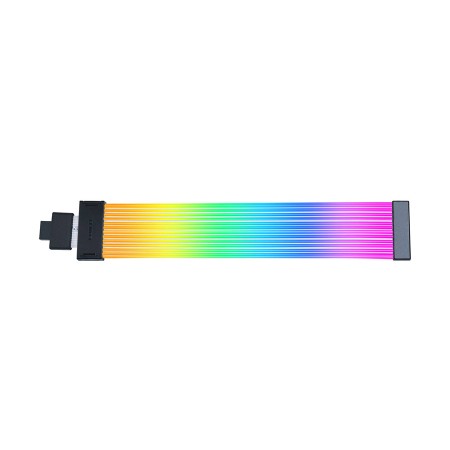 LIAN LI PW16-121W BLACK STRIMER Wireless 16-12, 340mm ARGB Extension Cable, 12 Light Guides