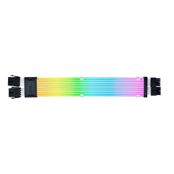 ليان لي كيبل لاسلكي للمعالج , LIAN LI CPU STRIMER Wireless, تحكم لاسلكي 2.4GHz, الطول 260 ملم , متوافق مع برنامج L-Connect 3, إضاءة ARGB مع 8 دلائل ضوئية