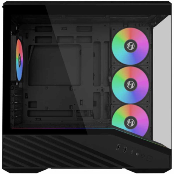 Lian Li VECTOR V100R MINI - 270° Panoramic - Back-Connect mATX - Black Lian Li VECTOR V100R MINI - 270° Panoramic - Back-Connect mATX - Black