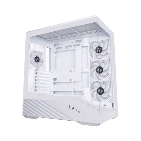 Lian Li V100RW Gaming ATX Case - 4x ARGB Fans - 360mm AIO Support - White