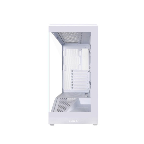 LIAN LI V100RW GAMING ATX MID-TOWER CASE, 4X ARGB Fans pre-installed, support up to 360mm AIO, integrated LED strip - WHITE