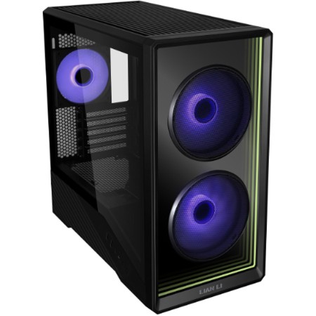 Lian Li Vector V150 INF Gaming Case - Micro-ATX Mid Tower - 3x ARGB Fans - Infinity Mirror Panel - Black Lian Li Vector V150 INF Gaming Case - Micro-ATX Mid Tower - 3x ARGB Fans - Infinity Mirror Panel - Black