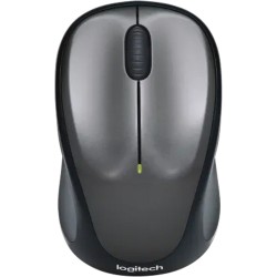 ماوس لاسلكي Logitech M235 - تصميم مريح - اتصال 2.4GHz - دقة 1000 DPI - رمادي