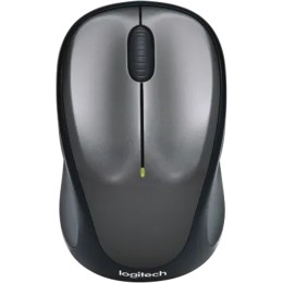 ماوس لاسلكي Logitech M235 - تصميم مريح - اتصال 2.4GHz - دقة 1000 DPI - رمادي