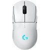 فأرة ألعاب احترافية Logitech PRO 2 LIGHTSPEED, تدعم تقنية تقنية LIGHTSPEED اللاسلكية, مستشعر HERO 2, سرعة تصل إلى 44,000 DPI, دعم الشحن عبر USB-C, وزن 80 غرام - أبيض