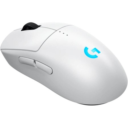 فأرة ألعاب لاسلكي احترافي Logitech PRO 2 LIGHTSPEED بتقنية LIGHTSPEED، ومستشعر HERO 2 بدقة تصل إلى 44,000 DPI، مع شحن USB-C، ووزن يصل إلى حوالي 80 جم -ابيض. فأرة ألعاب لاسلكي احترافي Logitech PRO 2 LIGHTSPEED بتقنية LIGHTSPEED، ومستشعر HERO 2 بدقة تصل إلى 44,000 DPI، مع شحن USB-C، ووزن يصل إلى حوالي 80 جم -ابيض.