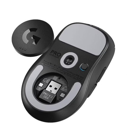 LOGITEC PRO X SUPERLIGHT 2 DEX Wireless Gaming Mouse, 60G, Up to 44000 DPI - BLACK