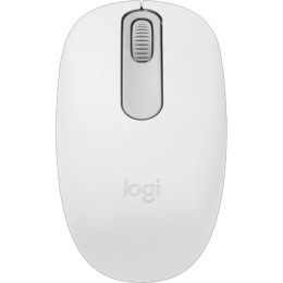 ماوس لاسلكي Logitech M196 - اتصال Bluetooth - تصميم مريح - لون أبيض العاجي