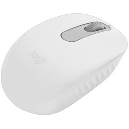 ماوس لاسلكي Logitech M196 - اتصال Bluetooth - تصميم مريح - لون أبيض العاجي