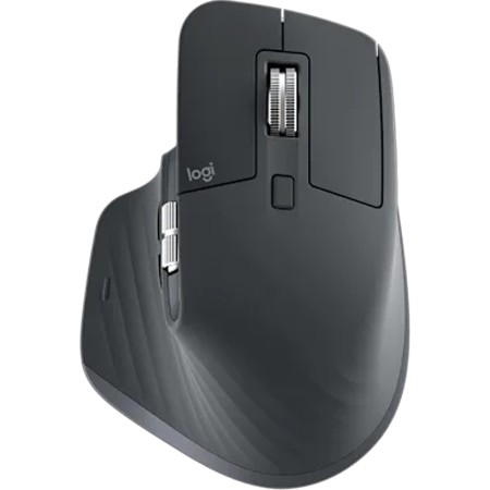 ماوس Logitech MX Master 3S اللاسلكي الاحترافي - دقة 8K DPI - لون أسود ماوس Logitech MX Master 3S اللاسلكي الاحترافي - دقة 8K DPI - لون أسود