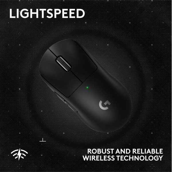 ماوس احترفية للالعاب من لوجيتيك Logitech G PRO X SUPERLIGHT 2 SE, وزن 60 جرام, مستشعر HERO 2 بدقة تصل حتى 44,000 DPI، بطارية بعمر يصل حتى 88 ساعة - أسود ماوس احترفية للالعاب من لوجيتيك Logitech G PRO X SUPERLIGHT 2 SE, وزن 60 جرام, مستشعر HERO 2 بدقة تصل حتى 44,000 DPI، بطارية بعمر يصل حتى 88 ساعة - أسود