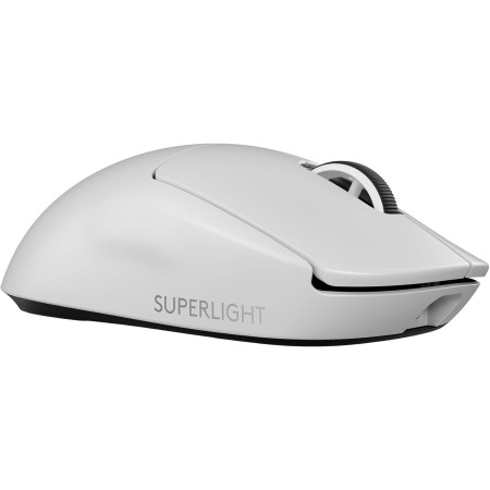 ماوس احترفية للالعاب من لوجيتيك  Logitech G PRO X SUPERLIGHT 2 SE, وزن 60 جرام, مستشعر HERO 2 بدقة تصل حتى 44,000 DPI، بطارية بعمر يصل حتى 88 ساعة - أبيض