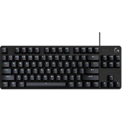 لوحة مفاتيح احترافية Logitech G413 TKL SE, مفاتيح ميكانيكية Tactile, إضاءة خلفية باللون الأبيض, توصيل سلكي, كابل بطول 1.8 م - أسود   لوحة مفاتيح احترافية Logitech G413 TKL SE, مفاتيح ميكانيكية Tactile, إضاءة خلفية باللون الأبيض, توصيل سلكي, كابل بطول 1.8 م - أسود