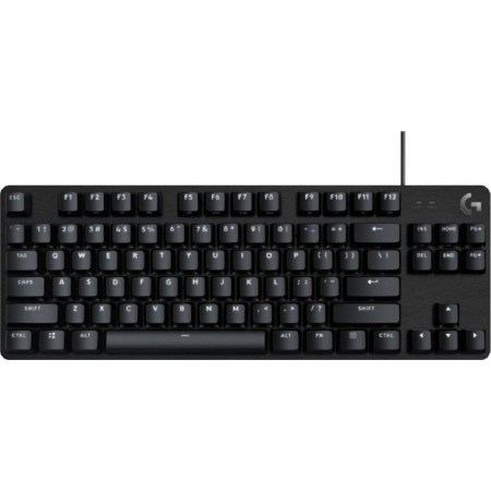 لوحة مفاتيح احترافية Logitech G413 TKL SE, مفاتيح ميكانيكية Tactile, إضاءة خلفية باللون الأبيض, توصيل سلكي, كابل بطول 1.8 م - أسود لوحة مفاتيح احترافية Logitech G413 TKL SE, مفاتيح ميكانيكية Tactile, إضاءة خلفية باللون الأبيض, توصيل سلكي, كابل بطول 1.8 م - أسود