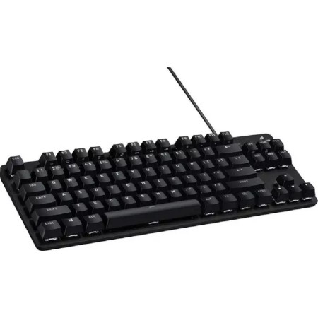 لوحة مفاتيح احترافية Logitech G413 TKL SE, مفاتيح ميكانيكية Tactile, إضاءة خلفية باللون الأبيض, توصيل سلكي, كابل بطول 1.8 م - أسود لوحة مفاتيح احترافية Logitech G413 TKL SE, مفاتيح ميكانيكية Tactile, إضاءة خلفية باللون الأبيض, توصيل سلكي, كابل بطول 1.8 م - أسود