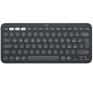 لوحة مفاتيح لاسلكية Logitech K380s - توصيل 3 أجهزة - تصميم نحيف وعصري - أسود