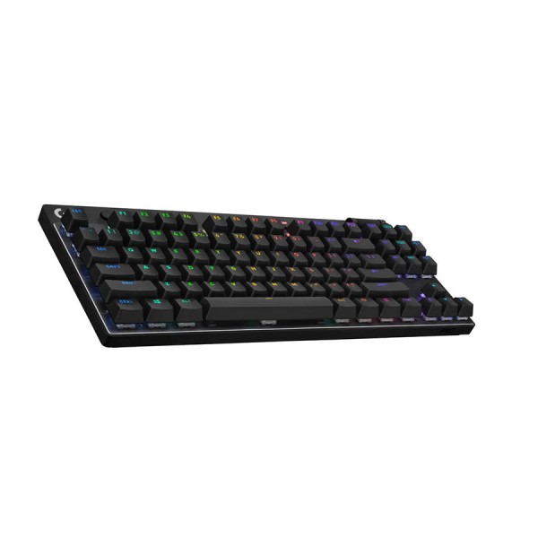 LOGITECH G Pro X TKL LIGHTSPEED Mechanical Gaming Keyboard, Tenkeyless (TKL), Brown Tactile Switches, Up to 400 hr, 810g - Black