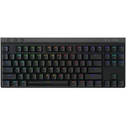 AHTSPEED TKL, ultra-slim design, GL Tactile switches, LIGHTSPEED 2.4 ,Bluetooth, Wired USB-C - BLACK AHTSPEED TKL, ultra-slim design, GL Tactile switches, LIGHTSPEED 2.4 ,Bluetooth, Wired USB-C - BLACK