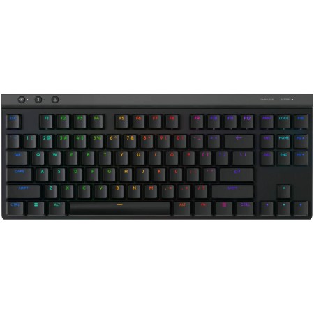 Logitech G515 LIGHTSPEED TKL, Ultra-slim low-profile design, GL Tactile switches, LIGHTSPEED 2.4 ,Bluetooth, Wired USB-C - BLACK
