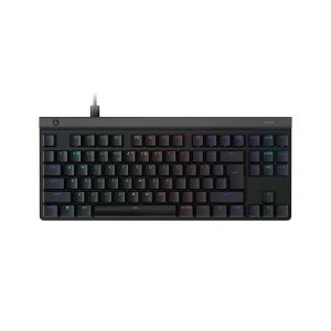 لوحة مفاتيح سلكية Logitech G515 TKL, تصميم Tenkeyless (TKL), مفاتيح ميكانيكية منخفضة الارتفاع GL Tactile, إضاءة RGB قابلة للتخصيص  عبر برنامج Logitech G HUB - أسود 