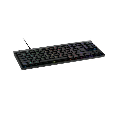 LOGITECH G515 TKL Low-Profile, Wired mechanical gaming keyboard, Tenkeyless (TKL) design, GL Tactile switches, RGB lighting via Logitech G HUB - BLACK LOGITECH G515 TKL Low-Profile, Wired mechanical gaming keyboard, Tenkeyless (TKL) design, GL Tactile switches, RGB lighting via Logitech G HUB - BLACK