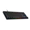 لوحة مفاتيح سلكية Logitech G515 TKL, تصميم Tenkeyless (TKL), مفاتيح ميكانيكية منخفضة الارتفاع GL Tactile, إضاءة RGB قابلة للتخصيص  عبر برنامج Logitech G HUB - أسود
