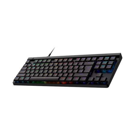 LOGITECH G515 TKL Low-Profile, Wired mechanical gaming keyboard, Tenkeyless (TKL) design, GL Tactile switches, RGB lighting via Logitech G HUB - BLACK LOGITECH G515 TKL Low-Profile, Wired mechanical gaming keyboard, Tenkeyless (TKL) design, GL Tactile switches, RGB lighting via Logitech G HUB - BLACK