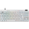 LOGITECH PRO X TKL RAPID Wired Mechanical Keyboard, Magnetic Analog Switches, Wired, English (US) Layout - WHITE LOGITECH PRO X TKL RAPID Wired Mechanical Keyboard, Magnetic Analog Switches, Wired, English (US) Layout - WHITE