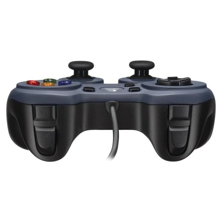 LOGITEC F310 Wired Gamepad, Works with Android TV, 4 Switch D-Pad, 1.8 Meter Cord Length - BLUE