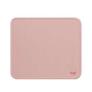 ماوس باد Logitech Studio Series, مقاس 230 × 200 مم,  سماكة 2 ملم , سطح من القماش الناعم, قاعدة مطاطية غير قابلة للانزلاق, حواف مخيطة ومقاومة للاهتراء - وردي