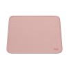 ماوس باد Logitech Studio Series, مقاس 230 × 200 مم,  سماكة 2 ملم , سطح من القماش الناعم, قاعدة مطاطية غير قابلة للانزلاق, حواف مخيطة ومقاومة للاهتراء - وردي