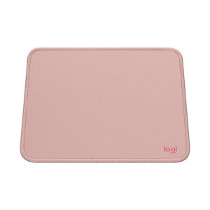 ماوس باد Logitech Studio Series, مقاس 230 × 200 مم,  سماكة 2 ملم , سطح من القماش الناعم, قاعدة مطاطية غير قابلة للانزلاق, حواف مخيطة ومقاومة للاهتراء - وردي