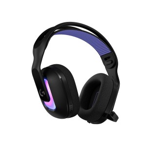 سماعة رأس لاسلكية Logitech G522, اتصال اللاسلكي LIGHTSPEED, سماعات PRO-G مقاس 40 مم, ميكروفون قابل للفصل, 290 جرام, بطارية حتى 90 ساعة, إضاءة RGB LIGHTSYNC - أسود