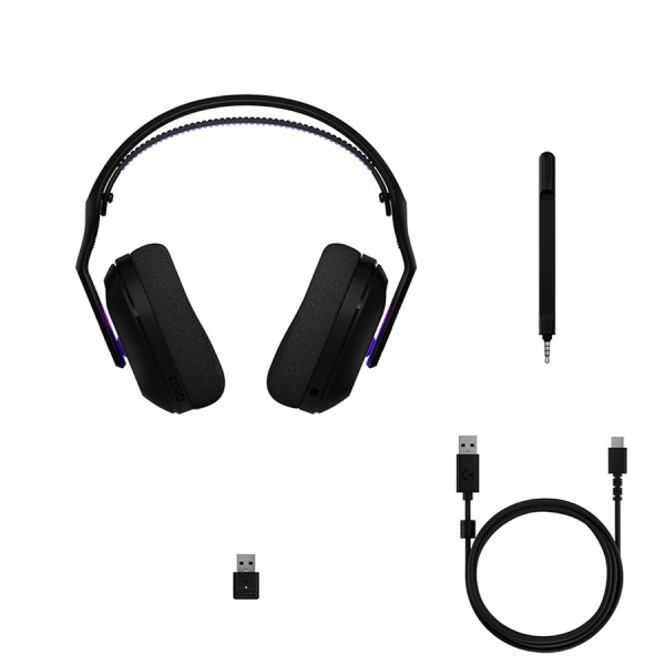 سماعة رأس لاسلكية Logitech G522, اتصال اللاسلكي LIGHTSPEED, سماعات PRO-G مقاس 40 مم, ميكروفون قابل للفصل, 290 جرام, بطارية حتى 90 ساعة, إضاءة RGB LIGHTSYNC - أسود سماعة رأس لاسلكية Logitech G522, اتصال اللاسلكي LIGHTSPEED, سماعات PRO-G مقاس 40 مم, ميكروفون قابل للفصل, 290 جرام, بطارية حتى 90 ساعة, إضاءة RGB LIGHTSYNC - أسود