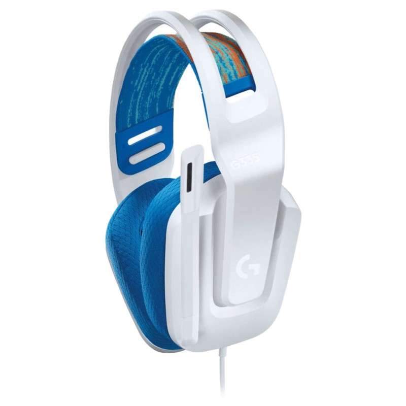 LOGITECH G335 WIRED 3.5m GAMING HEADSET - WHITE