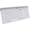LOGITECH K580 SLIM MULTI-DEVICE WIRELESS KEYBOARD -WHITE - لوجيتيك كي 580 سلِم لوحة مفاتيح لاسيلكي