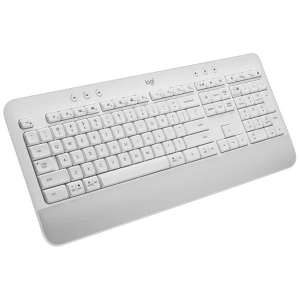 لوجيتيك سيجنتشرK650 لوحة مفاتيح لاسيلكي بلوتوث ابيض