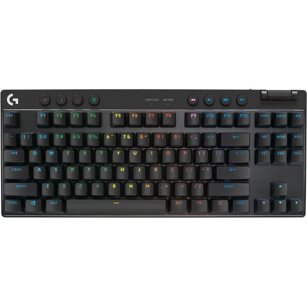 Logitech G Pro X Tkl Lightspeed Mechanical Gaming Keyboard - Brown Tactile  - Black